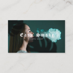Girl Smoke Vape Shop Business Card