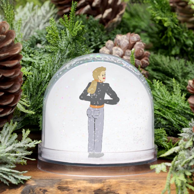 girl  snow globe (Winter)