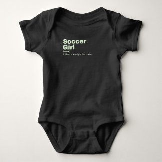  Girl - Soccer Baby Bodysuit