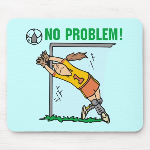 Girl Soccer Goalie T_shirts and Gifts Mouse Pad