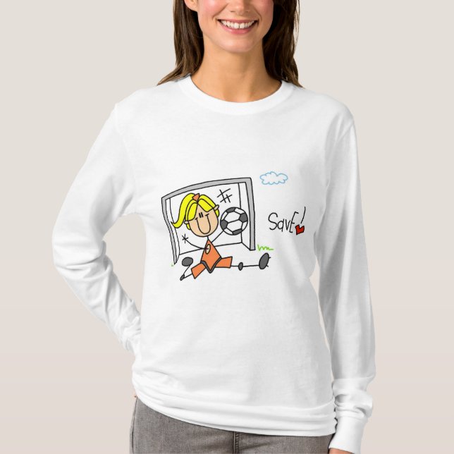 Girl Soccer Goalie Tshirts and Gifts (Front)