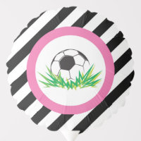 Girl Soccer Party Balloon