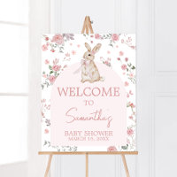 Girl Some Bunny Baby Shower Welcome