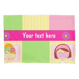 Girl Spa Birthday Party Guest Favor Pillowcase