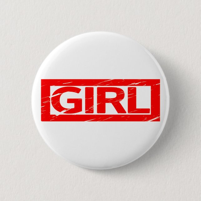 Girl Stamp Button (Front)