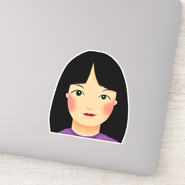 Girl Sticker (Detail)