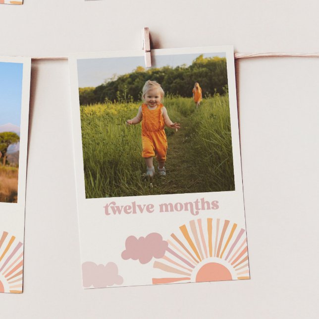 Girl Sun Monthly Banner Card - Twelve Months (Creator Uploaded)