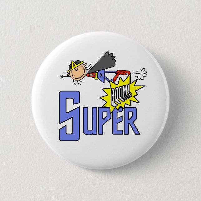 Girl SUPER Button (Front)
