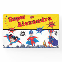 Girl Superhero American Special Birthday Gift