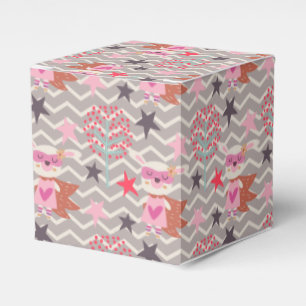 Girl Superhero Bunny Favor Boxes