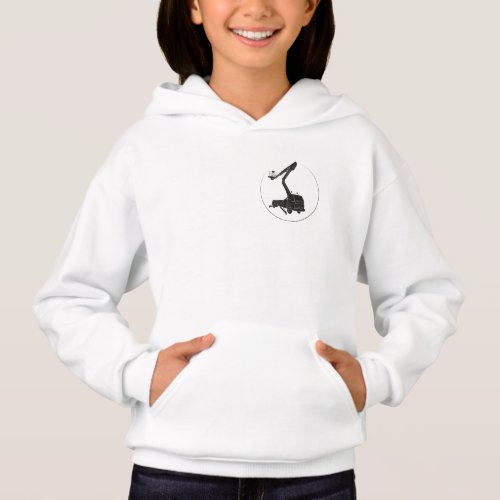 girl sweater hoodie with lifting stage