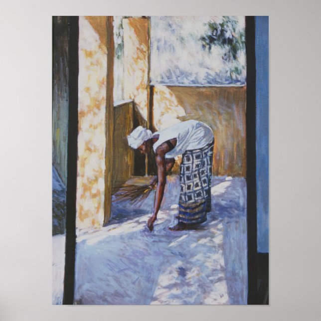 Girl Sweeping II 2002 Poster (Front)