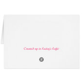 Girl - Sweet Dreams Cards (Back Horizontal)