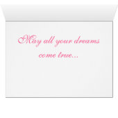 Girl - Sweet Dreams Cards (Inside Horizontal (Bottom))