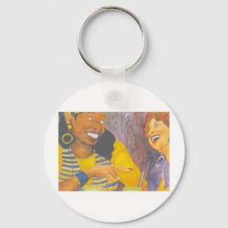 Girl Talk Keychain