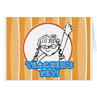 Girl Teacher's Pet Cards