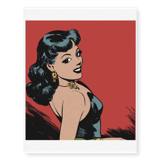 Girl Temporary Tattoos (Front)