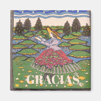 Girl, Thanks, edit text Magnet