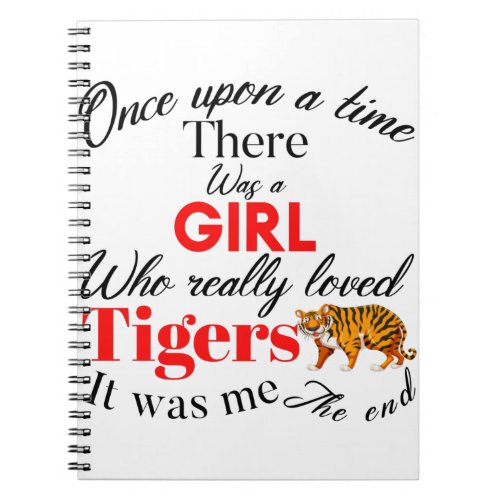girl tigers notebook