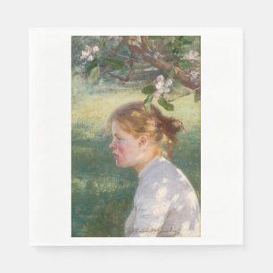 Girl Under the Apple Tree (by Danielson-Gambogi) Napkins