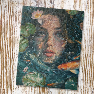 Girl under the water jigsaw puzzle