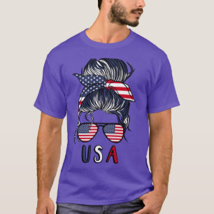 Girl USA 2022 football America World Cup American T-Shirt