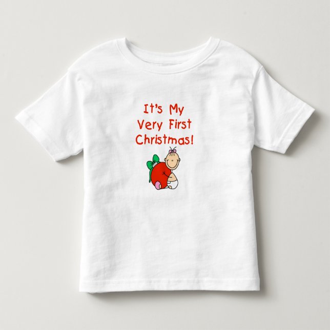 Girl Very First Christmas Tshirts and Gifts (Front)