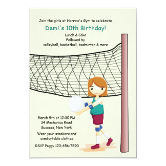 Volleyball Party Invitations 9