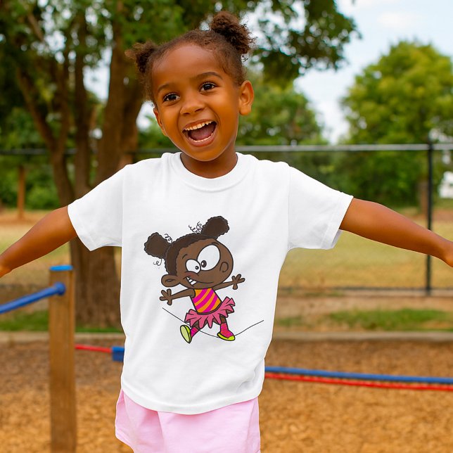 Girl Walking A Tightrope T-Shirt (Creator Uploaded)