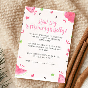 Girl Watermelon How Big Is Mommy's Belly Game