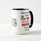 Girl Who Loved Books Mug (Front Right)