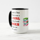 Girl Who Loved Books Mug (Front Left)