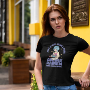 Girl Who Loves Anime T-Shirt