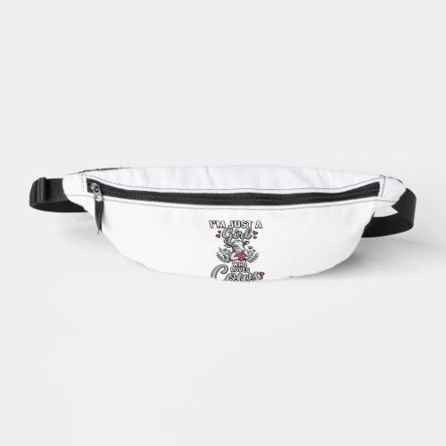 Girl Who Loves Cows Vintage Cute Cow Shirt Design_ Fanny Pack