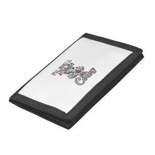 Girl Who Loves Cows Vintage Cute Cow Shirt Design_ Tri-fold Wallet