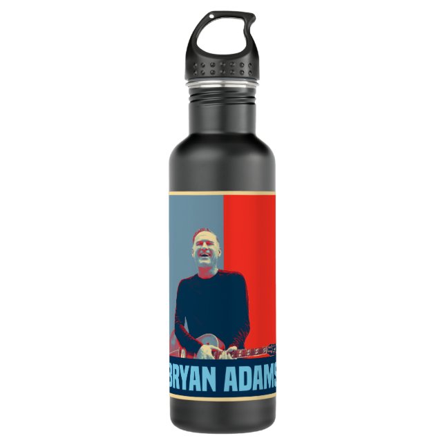 Girl Who Loves Style Of Songwriter Singer Guitaris Stainless Steel Water Bottle (Front)