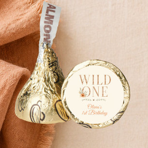 Girl WildOne Boho Wildflower 1st Birthday Hershey®'s Kisses®