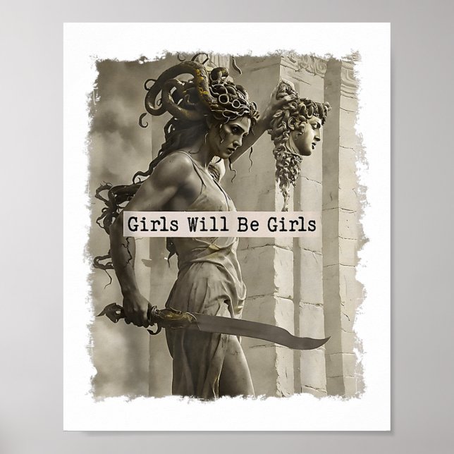 Girl Will Be Girls Medusa Tank Top_1  Poster (Front)