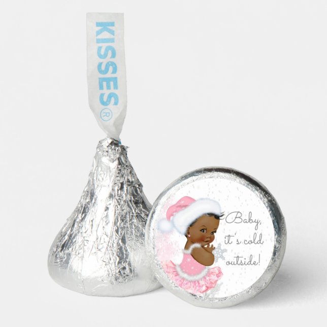 Girl Winter Wonderland Baby Shower Hershey Kisses Hershey®'s Kisses® (Front)