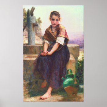 Girl With A Broken Pitcher Poster by LeAnnS123 at Zazzle