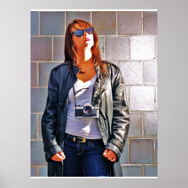 Girl with a Camera Poster (Front)