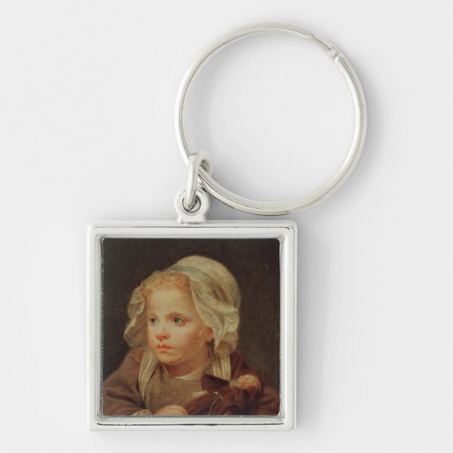 Girl with a Doll Keychain (Front)