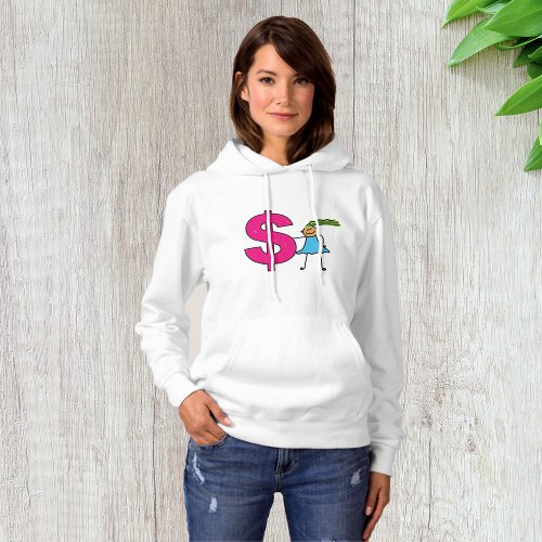 Girl With A Dollar Sign Hoodie