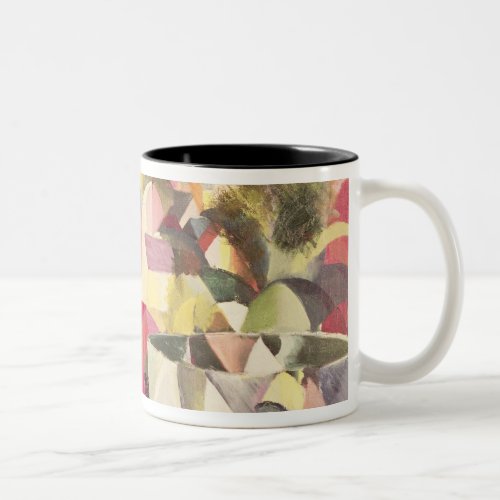Girl with a Fish Bowl 20th century Two_Tone Coffee Mug
