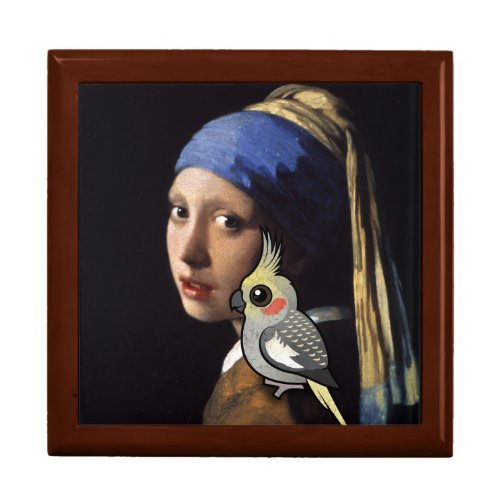 Girl with a Pearl Cockatiel Gift Box