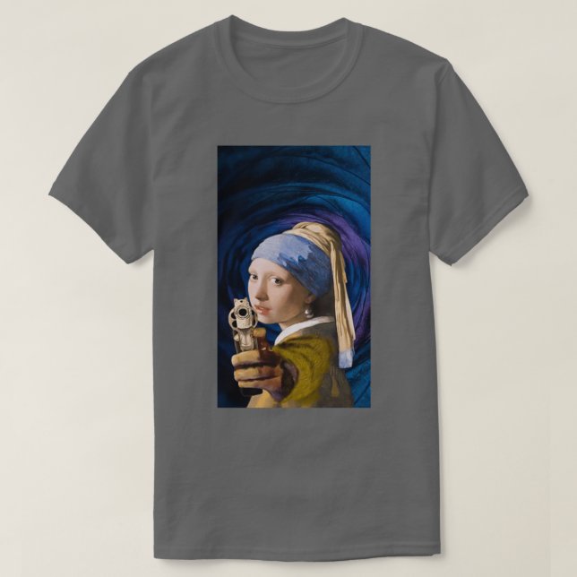 Girl With A Pearl Earing T-Shirt (Design Front)
