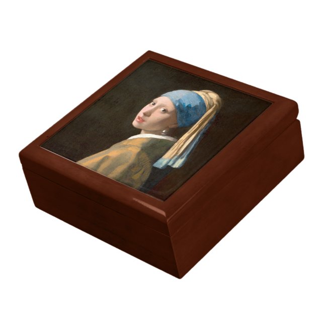 Girl with a Pearl Earring (1665) Jewelry  Gift Box (Side)