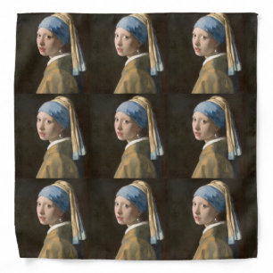 Girl with a Pearl Earring Bandana
