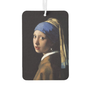 Girl With A Pearl Earring by Johannes Vermeer Air Freshener