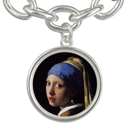 Girl With A Pearl Earring by Johannes Vermeer Bracelet